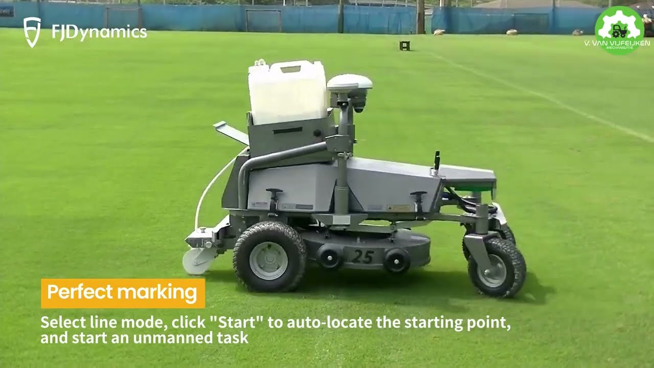 FJD LM01 Line Marker Kit van FJDynamics. Geschikt voor de FJD RM21 robot maaier.