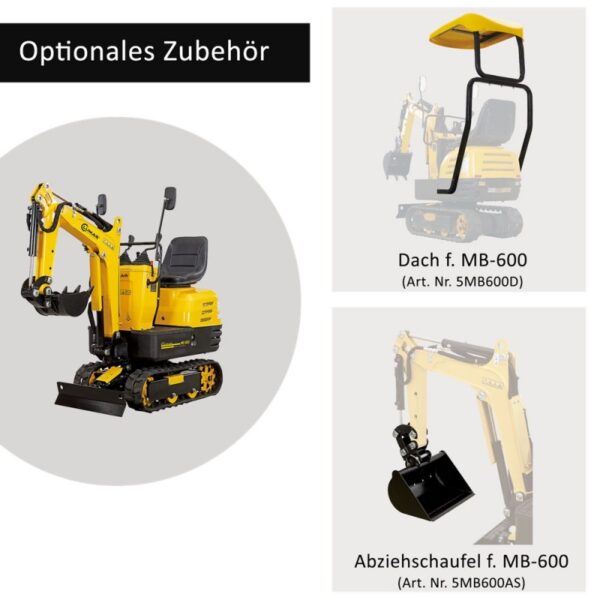 Lumag MB600 Mini Graafmachine - Afbeelding 6