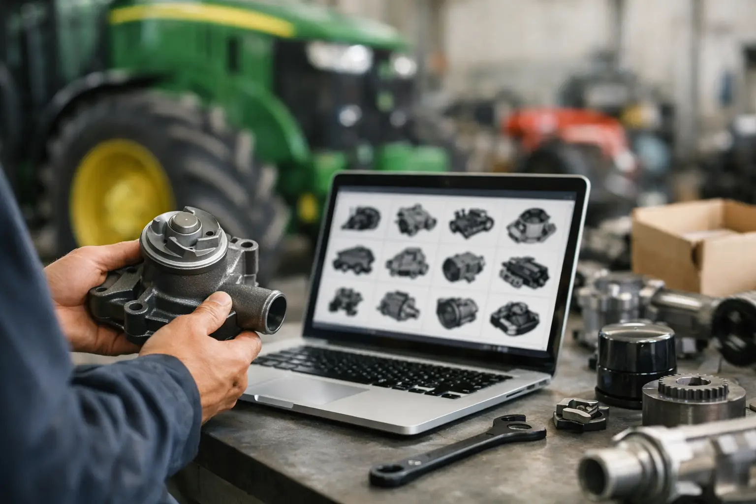 Juiste onderdeel tractor vinden zonder gedoe