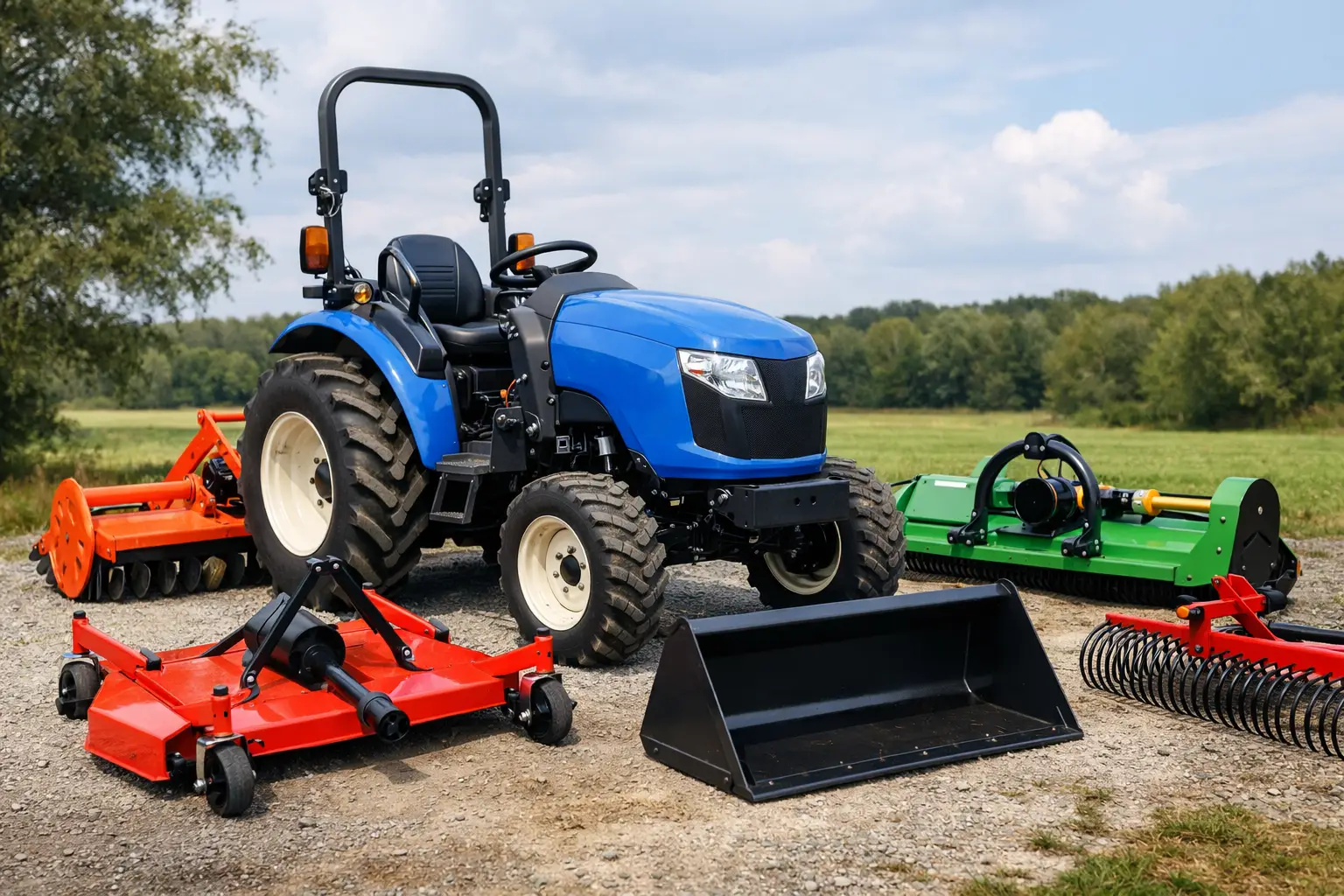 Welke werktuigen voor compact tractor?