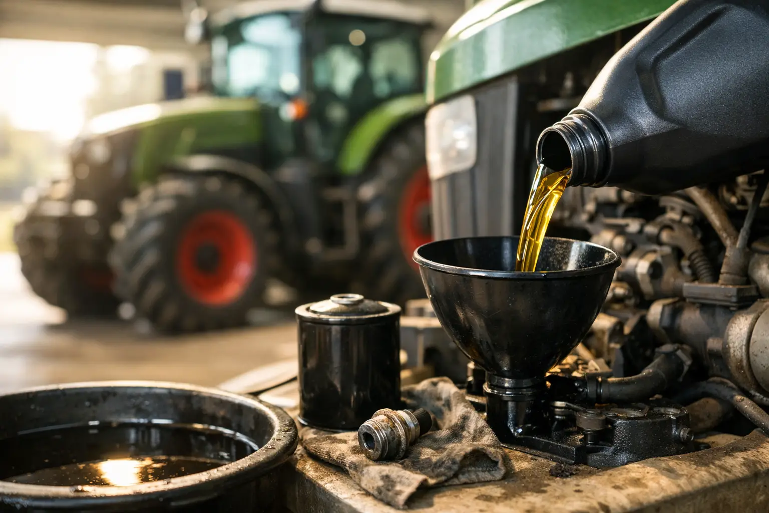 Hoe vaak tractor olie verversen?