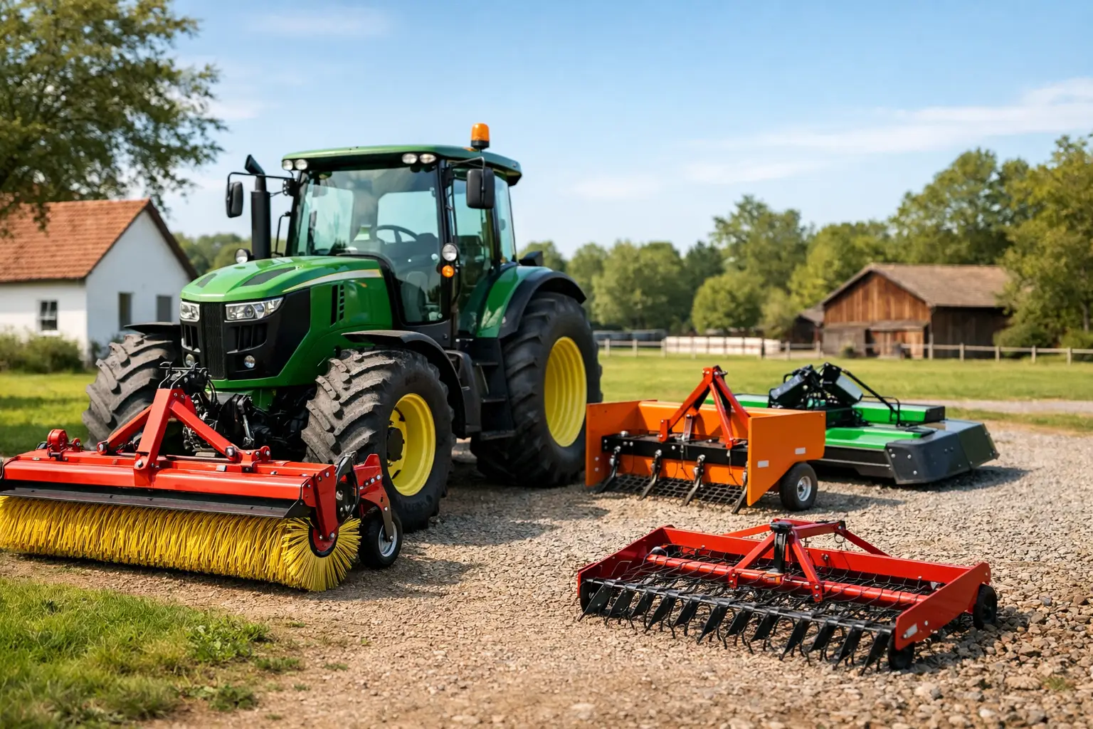 Beste tractor werktuigen voor erfonderhoud