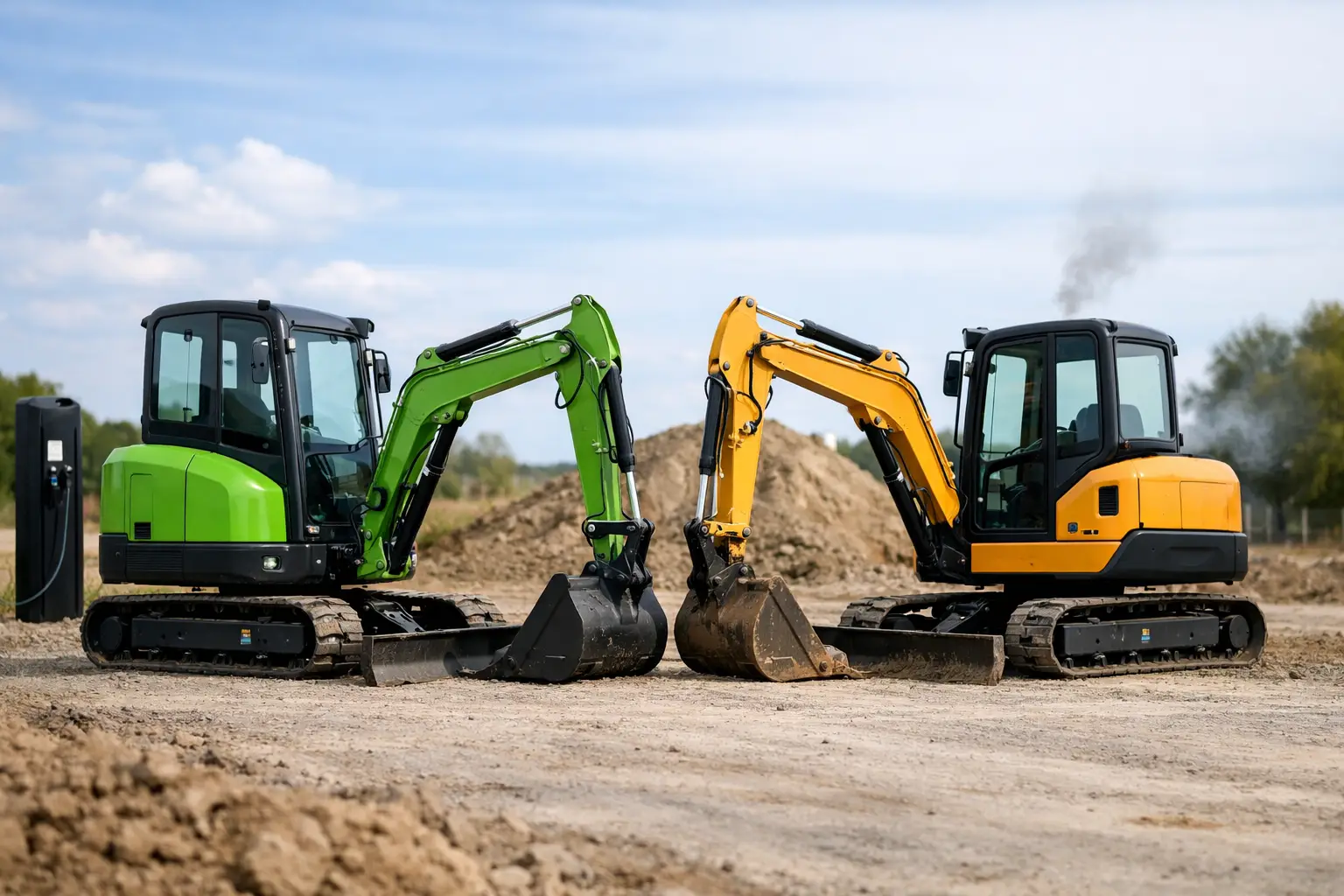 Elektrische of diesel minigraver: wat past beter?