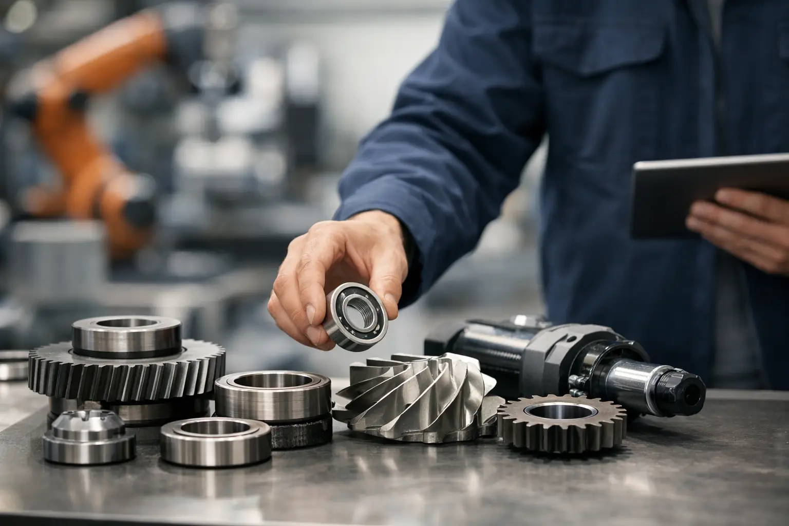 Machine onderdelen kiezen zonder onnodige stilstand