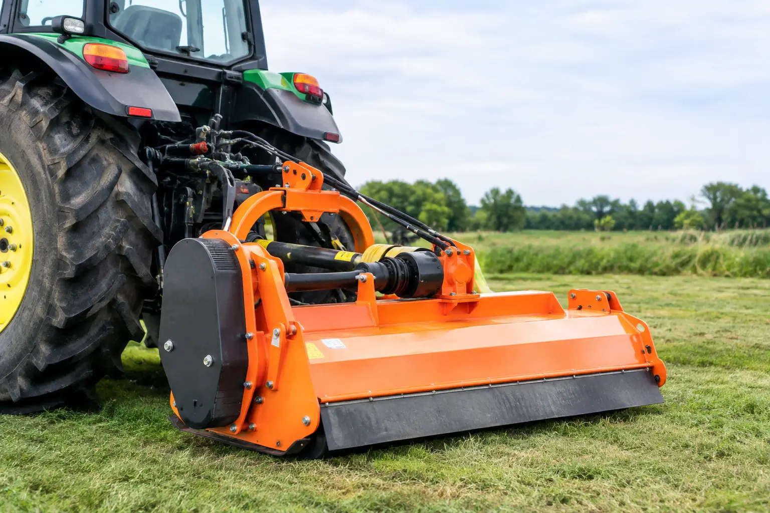Klepelmaaier veilig afstellen op de tractor