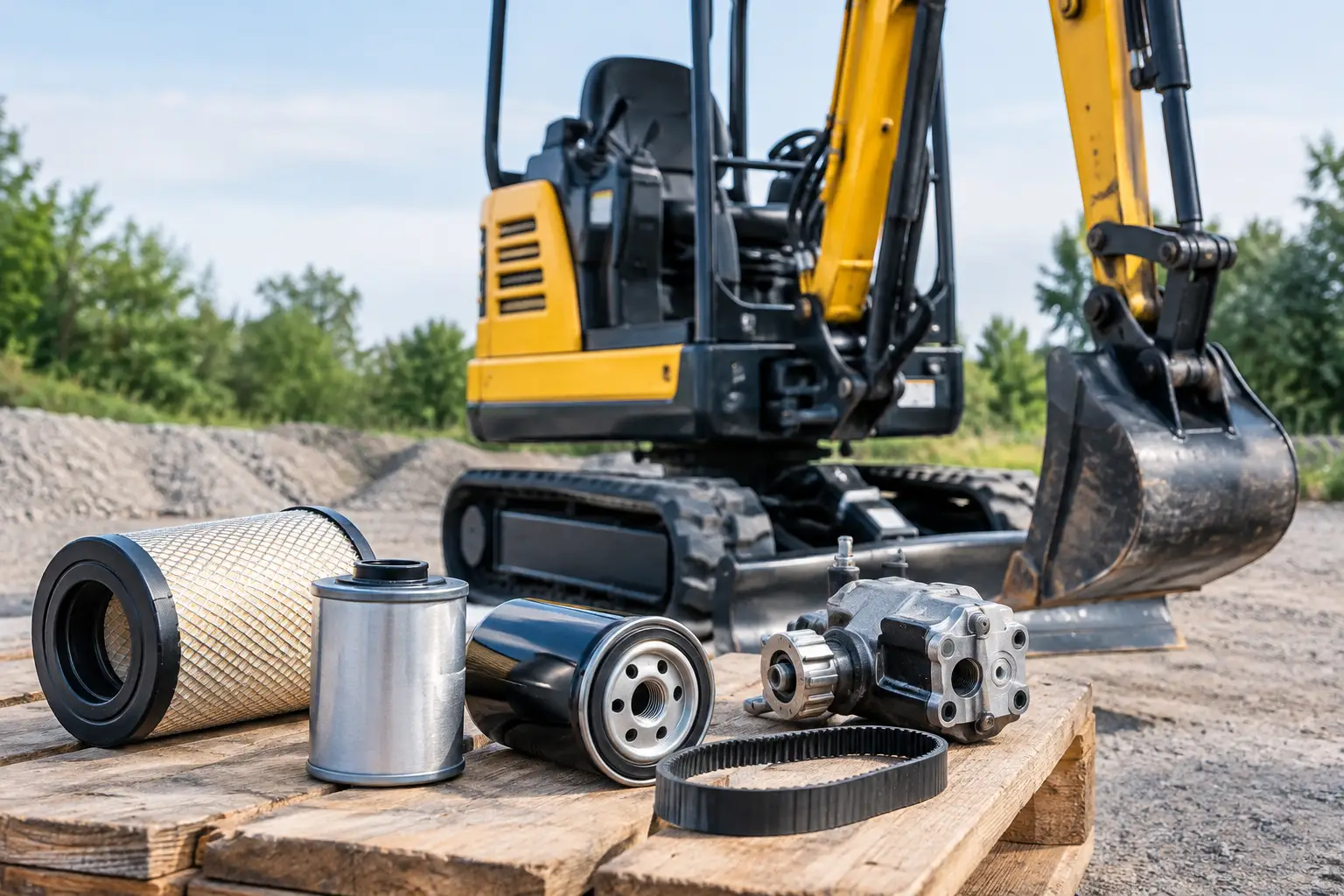 Onderdelen voor compact materieel kiezen