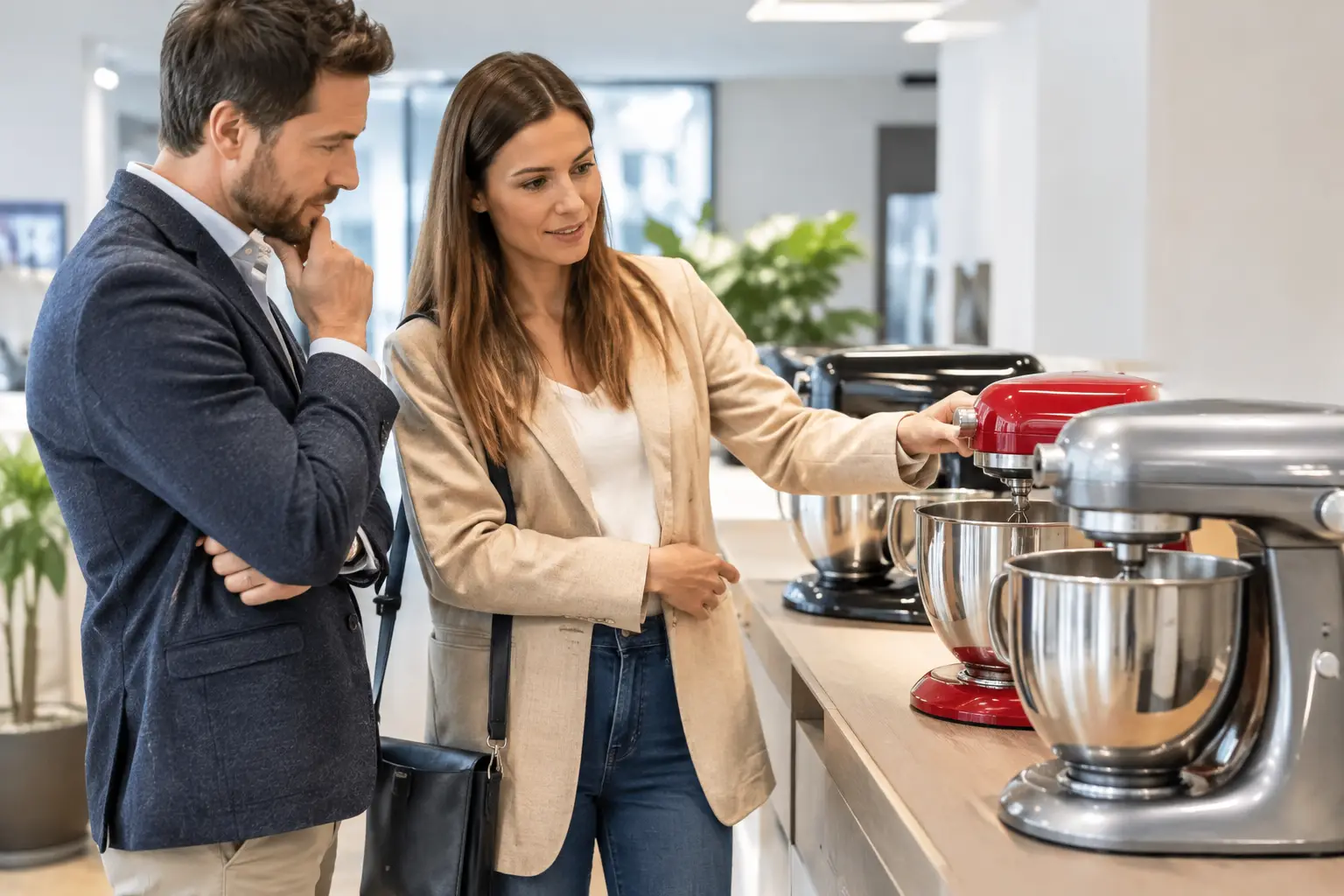 Showroom machines vergelijken vóór u koopt